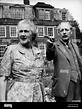 Harold Macmillan and his wife Lady Dorothy in front of their house ...
