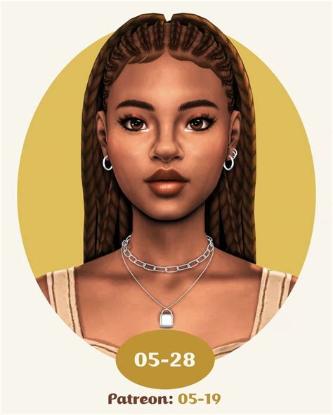 Byllie Braids Sheabuttyr Sims Sims Hair Sims 4