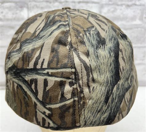 Vintage Carhartt Ear Flap Camouflage Made In Usa Black Label Cap Hat