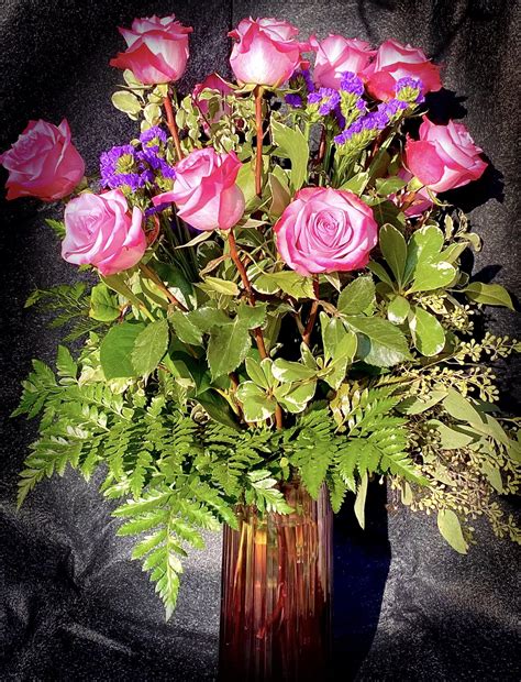Our Coolest Dozen Purple Roses In Jonesboro Ar Bennetts Flowers