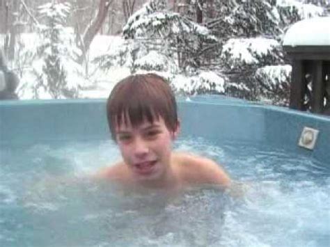 Jumping Out Of Hot Tub Youtube