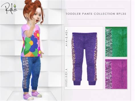Toddler Pants Collection Rpl35 By Robertaplobo At Tsr Sims 4 Updates