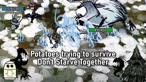 Potato Players Trying To Survive In Dont Starve Together Youtube
