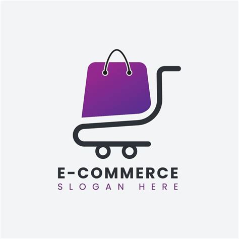 Creative Modern Abstract Ecommerce Logo Design Colorful Gradient