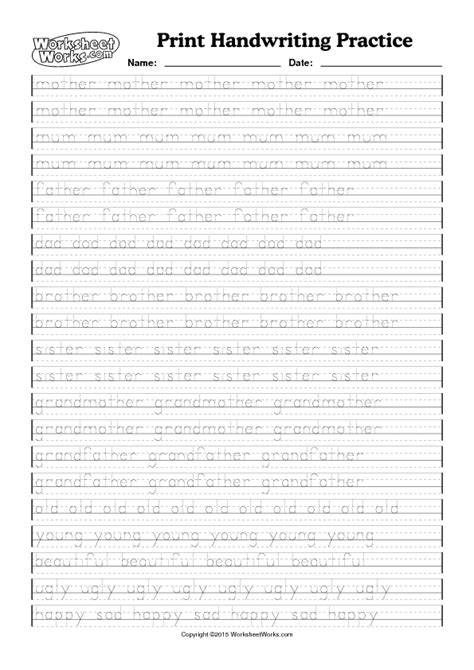 Handwriting Worksheets For Adults Printable Free Thekidsworksheet 8