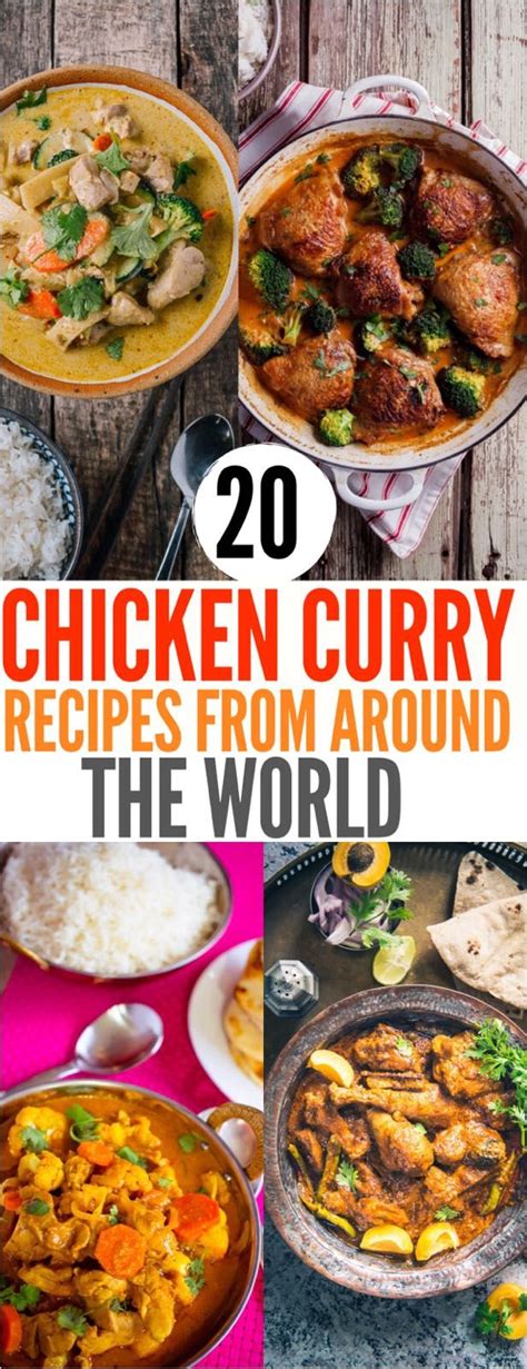 Make fried chicken enjoyed around the world with inspiration from these 9 types of fried chicken. 20 Chicken Curry Recipes From Around The World | Curry recipes, Recipes, Curry chicken recipes