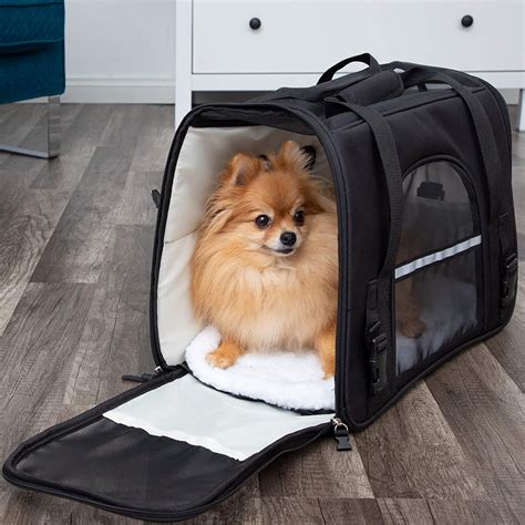 Paws And Pals Pet Carrier Airline Approved Soft Sided Dogs Cats Kitten