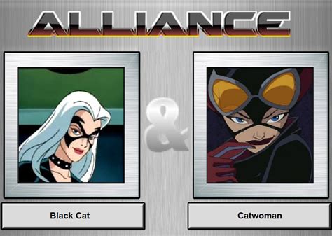 Black Cat And Catwoman By Nickninja02 On Deviantart