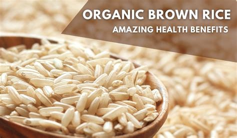 Organic Brown Rice Cooking Nutrition Facts And Health Benefits