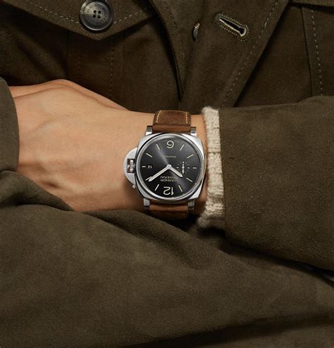 Panerai Luminor Due Automatic 42mm Stainless Steel And Leather Watch