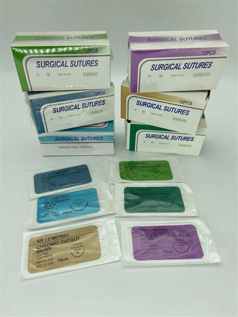 Medical Sterile Absorbable And Non Absorbable Surgical Sutures China