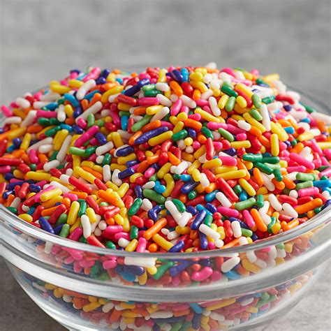 Maybe you would like to learn more about one of these? Bulk Rainbow Sprinkles, 25 lbs. - WebstaurantStore