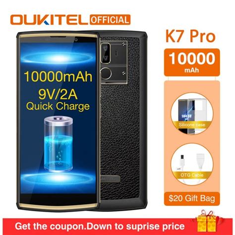 OUKITEL K7 Pro Smartphone Android 9 0 Octa Core 4G RAM 64G ROM