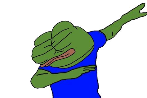 Pepethefrog Pepe Dab Dabbing Ftestickers Memezasf