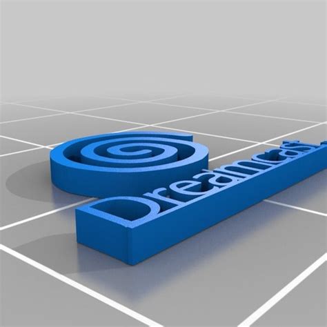 Stl File Sega Dreamcast Logo・3d Printing Model To Download・cults