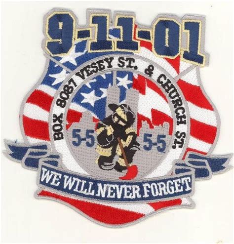 91101 Never Forget Vesey Church Street Patch 5 Etsy