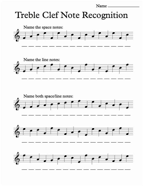 Free Printable Note Reading Worksheets Violin
