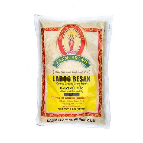 Laxmi Ladoo Besan Coarse Chick Pea Flour 2 Lb