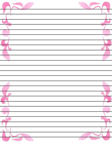 Printable Writing Paper 94 By Aimee Valentine On