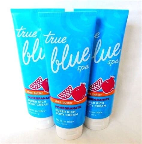 Bath Body Works True Blue Spa Shea Butter Pomegranate Super Rich Cream For Sale Online Ebay