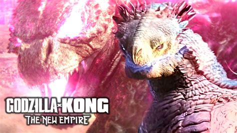 Godzilla Vs Shimo In Godzilla X Kong The New Empire Youtube