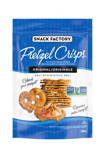 Snack Factory Pretzel Crisps Original 200 G Campbell Company Of