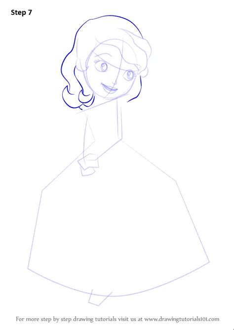 How To Draw Princess Sofia From Sofia The First Sofia The First Step