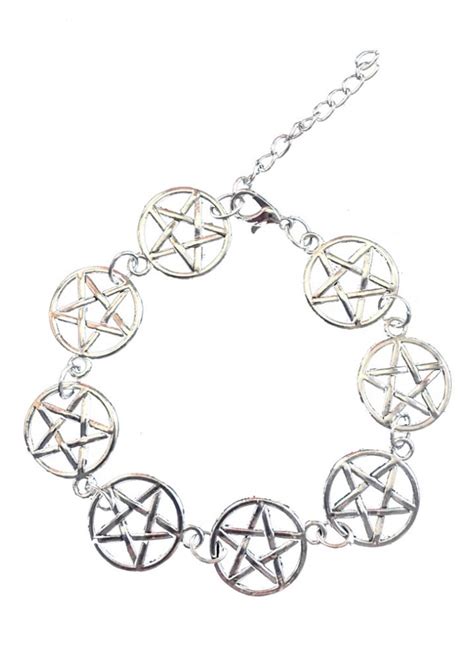 Mysticum Luna Pentagram Bracelet Attitude Clothing