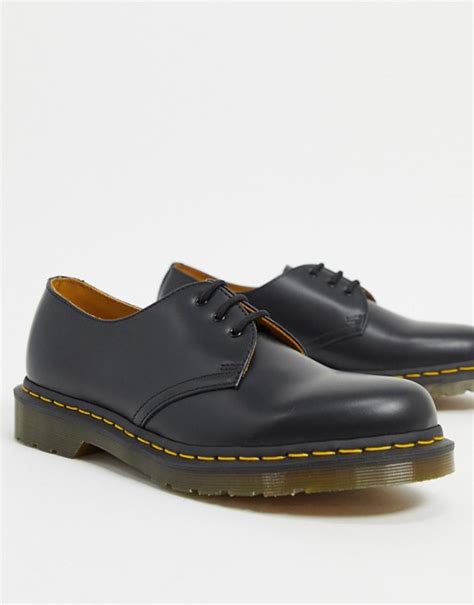 Dr Martens Original 3 Eye Shoes In Black 11838002 Asos