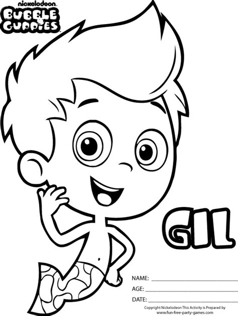 Find the best bubble guppies coloring pages for kids & for adults, print and color 18 bubble guppies. Bubble guppies coloring pages | The Sun Flower Pages