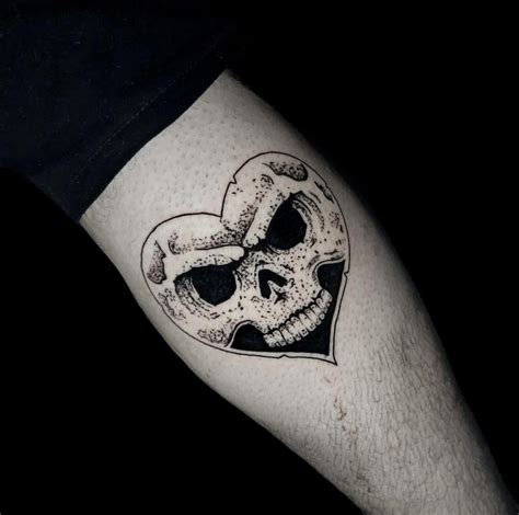 My Alexisonfire Tattoos The First One Is The Classic Heartskull And