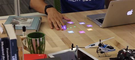 Watch An Entire Desk Turn Into An Interactive Touchscreen | Electrical ...
