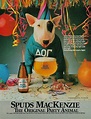 SPUDS MacKENZIE... The Original Party Animal... | Bull terrier, Bud ...