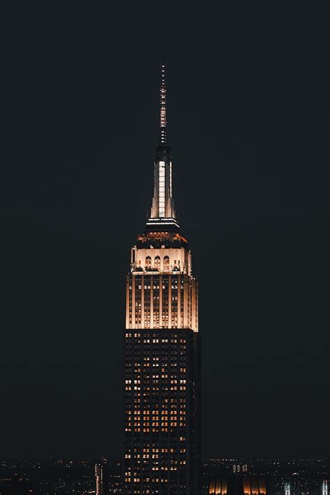 Empire State Building At Night Wallpaper