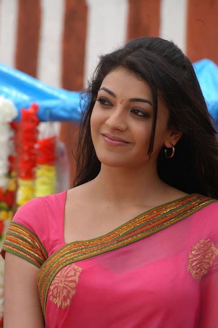 Actress Actors Pictures Collections Kajal Agarwal In Pink Saree