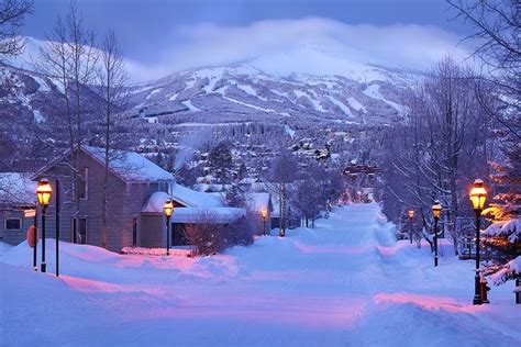 Winter Morning Breckenridge Colorado Breckenridge Colorado