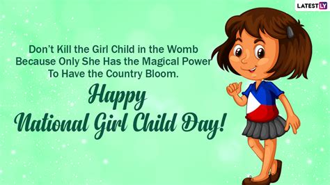 National Girl Child Day 2021 Wishes And Hd Images Whatsapp Stickers