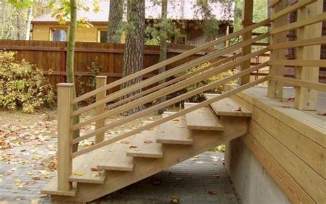 Nice Amazing 30 Unique Outdoor Wooden Stairs Ideas That Will Enhance