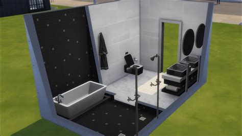 Walk In Shower W Tub Bathroom Speed Build The Sims 4 Youtube