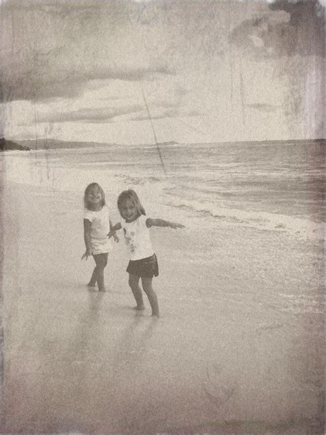 Picture Of My Twins Growing Up On The Beaches Of Hawaii Love The Old