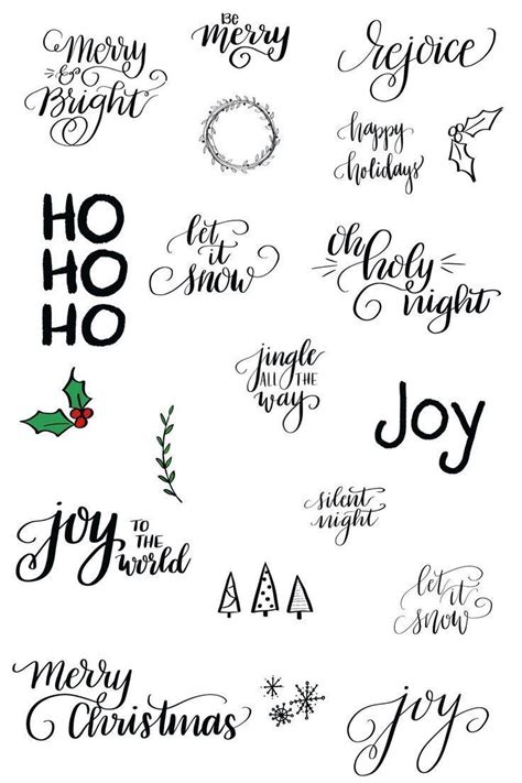 Hand Lettered Christmas Hymn Tutorial And Printable Lettering Hand