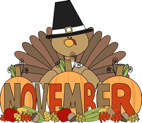 Month Of November Turkey Clip Art Month Of November Turkey Image