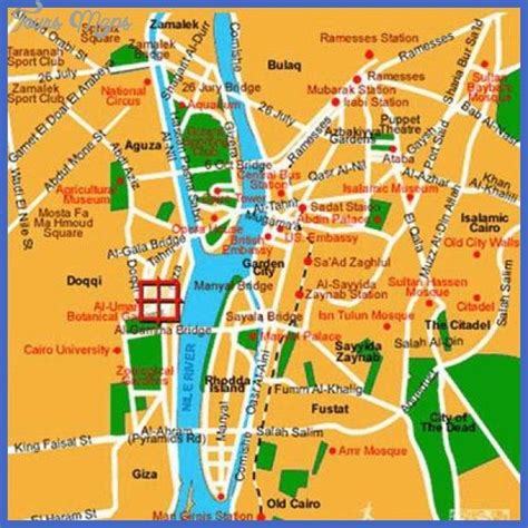 Cool Cairo Map Tourist Attractions Cairo Map Map Cairo