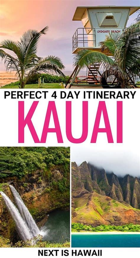 Perfect Kauai Itinerary How To Spend 4 Days In Kauai Tips Kauai