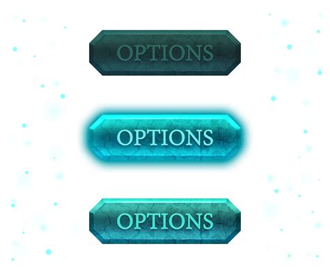 Magic Ice Buttons For Game Animation Behance