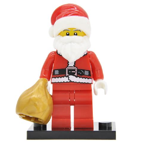 Custom 1pc Santa Claus Christmas Minifigure Toys Block Lego