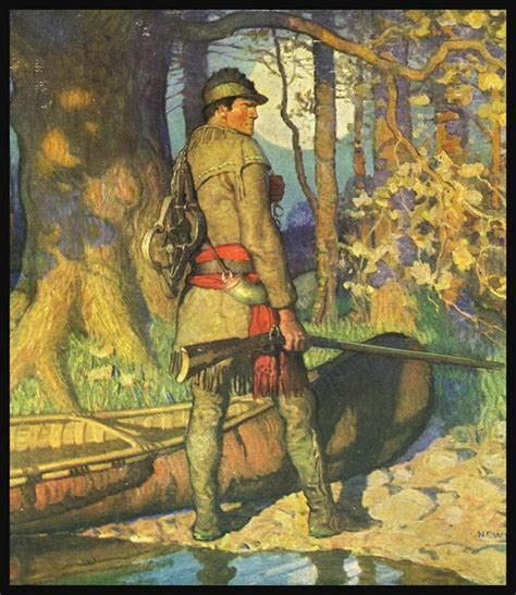 Nc Wyeth Hawkeye Last Of The Mohicans James Fenimore Cooper Nc
