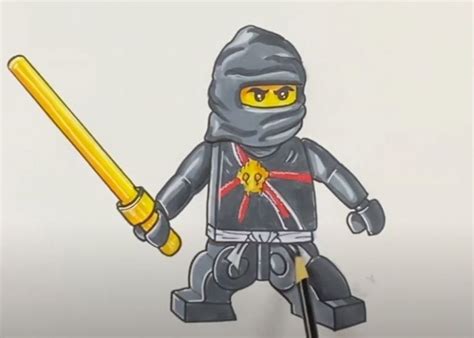 How To Draw Cole From Ninjago Step By Step