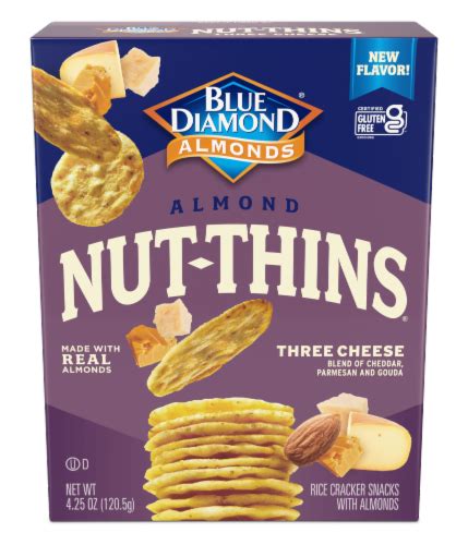 Blue Diamond Three Cheese Almond Nut Thins Crackers 425 Oz Marianos