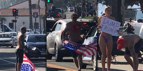 California Police Seek Shirtless Man Bikini Clad Woman After American